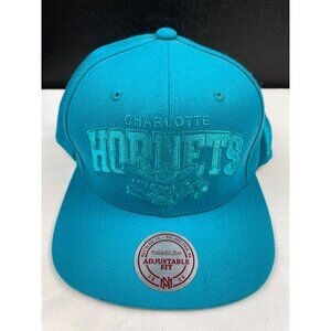 Mitchell & Ness Charlotte Hornets Blue Unisex Hat /Cap Adjustable fit SKU 4508